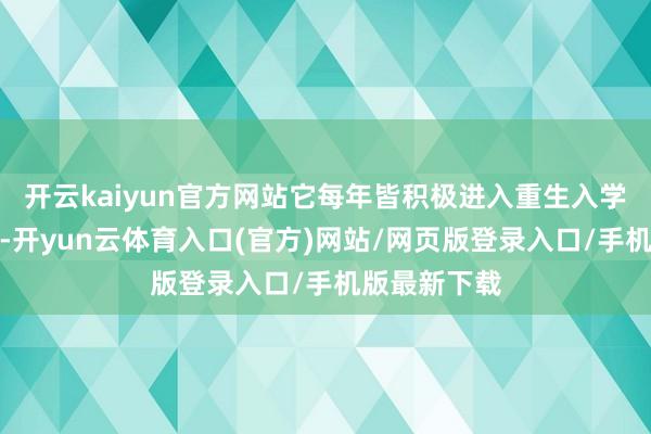 开云kaiyun官方网站它每年皆积极进入重生入学的跑山典礼-开yun云体育入口(官方)网站/网页版登录入口/手机版最新下载